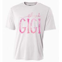 Blessed Gigi For Grandma Christmas Cooling Performance Crew T-Shirt