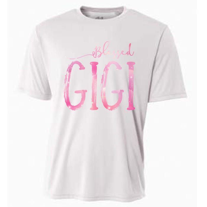 Blessed Gigi For Grandma Christmas Cooling Performance Crew T-Shirt