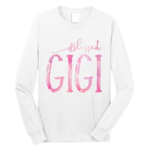 Blessed Gigi For Grandma Christmas Long Sleeve Shirt