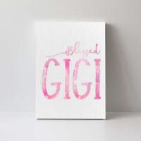 Blessed Gigi For Grandma Christmas Canvas