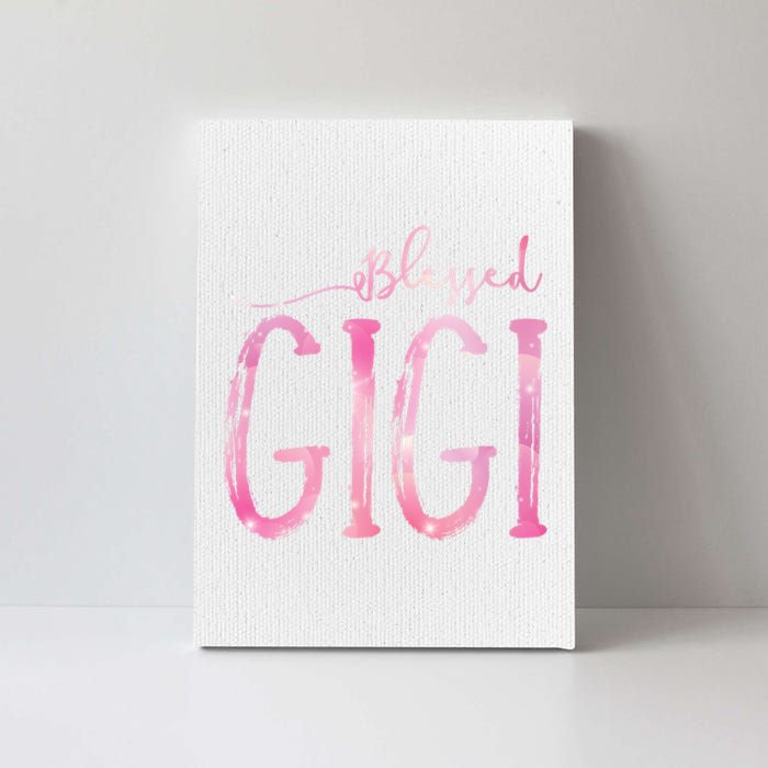 Blessed Gigi For Grandma Christmas Canvas