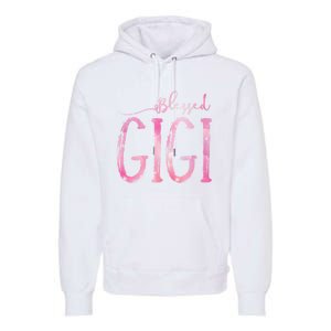 Blessed Gigi For Grandma Christmas Premium Hoodie