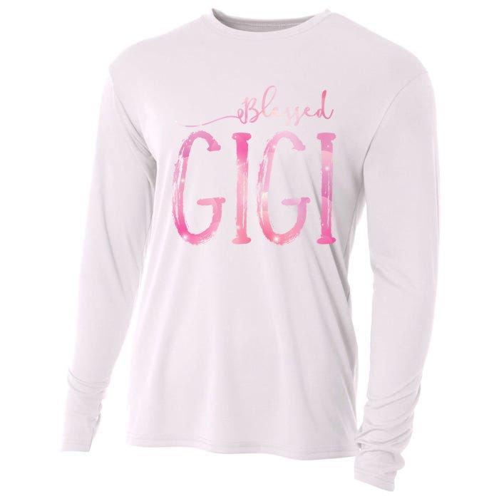 Blessed Gigi For Grandma Christmas Cooling Performance Long Sleeve Crew