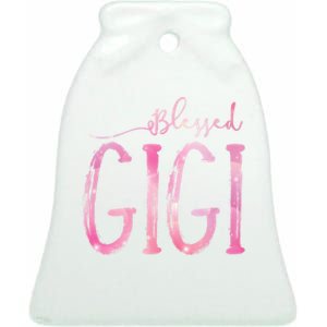 Blessed Gigi For Grandma Christmas Ceramic Bell Ornament