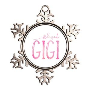 Blessed Gigi For Grandma Christmas Metallic Star Ornament