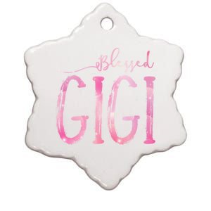 Blessed Gigi For Grandma Christmas Ceramic Star Ornament