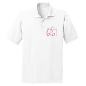 Blessed Gigi For Grandma Christmas PosiCharge RacerMesh Polo