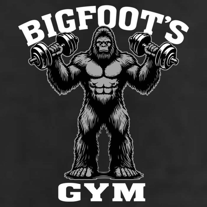 Bigfoot Gym Funny Sasquatch Bodybuilding Weightlifting Meaningful Gift 11oz C Handle Ceramic Mug