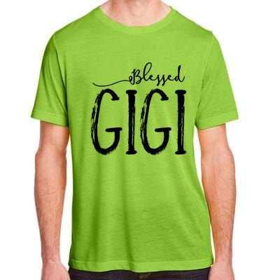 Blessed Gigi For Grandma Mothers Day Christmas Adult ChromaSoft Performance T-Shirt