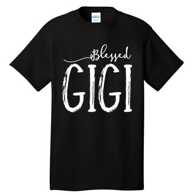 Blessed Gigi For Grandma Mothers Day Christmas Tall T-Shirt