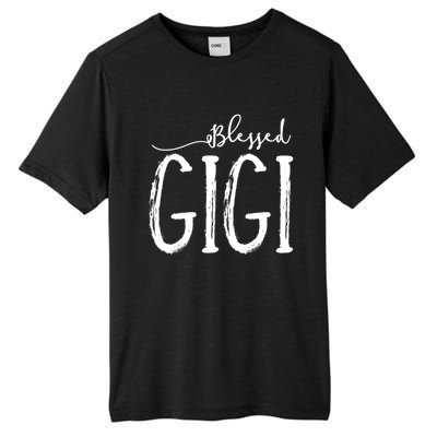 Blessed Gigi For Grandma Mothers Day Christmas Tall Fusion ChromaSoft Performance T-Shirt