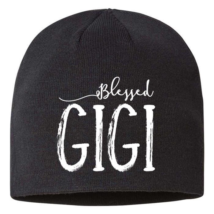 Blessed Gigi For Grandma Mothers Day Christmas Sustainable Beanie