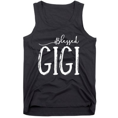 Blessed Gigi For Grandma Mothers Day Christmas Tank Top