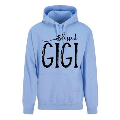 Blessed Gigi For Grandma Mothers Day Christmas Unisex Surf Hoodie