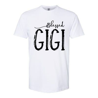 Blessed Gigi For Grandma Mothers Day Christmas Softstyle CVC T-Shirt