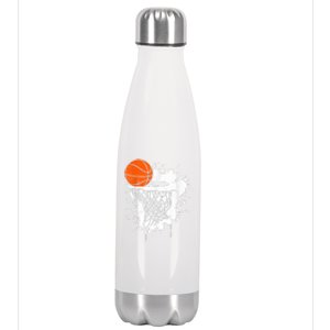 Basketball Gift For Coach Player Baller Stainless Steel Insulated Water Bottle