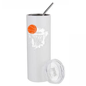 Basketball Gift For Coach Player Baller Stainless Steel Tumbler