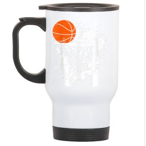 Basketball Gift For Coach Player Baller Stainless Steel Travel Mug