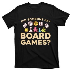 Board Games for Game Enthusiasts T-Shirt