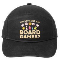 Board Games for Game Enthusiasts 7-Panel Snapback Hat