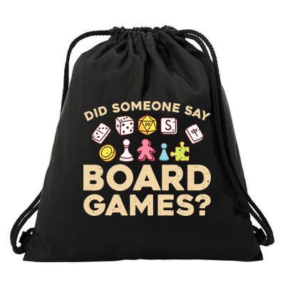 Board Games for Game Enthusiasts Drawstring Bag