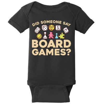 Board Games for Game Enthusiasts Baby Bodysuit