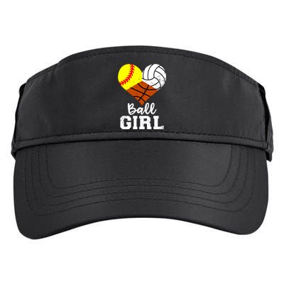 Ball Girl Funny Softball Volleyball Basketball Girl Adult Drive Performance Visor