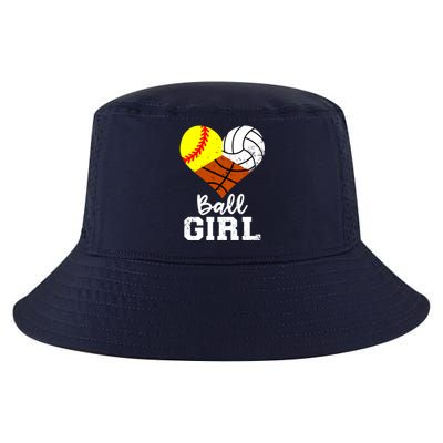 Ball Girl Funny Softball Volleyball Basketball Girl Cool Comfort Performance Bucket Hat