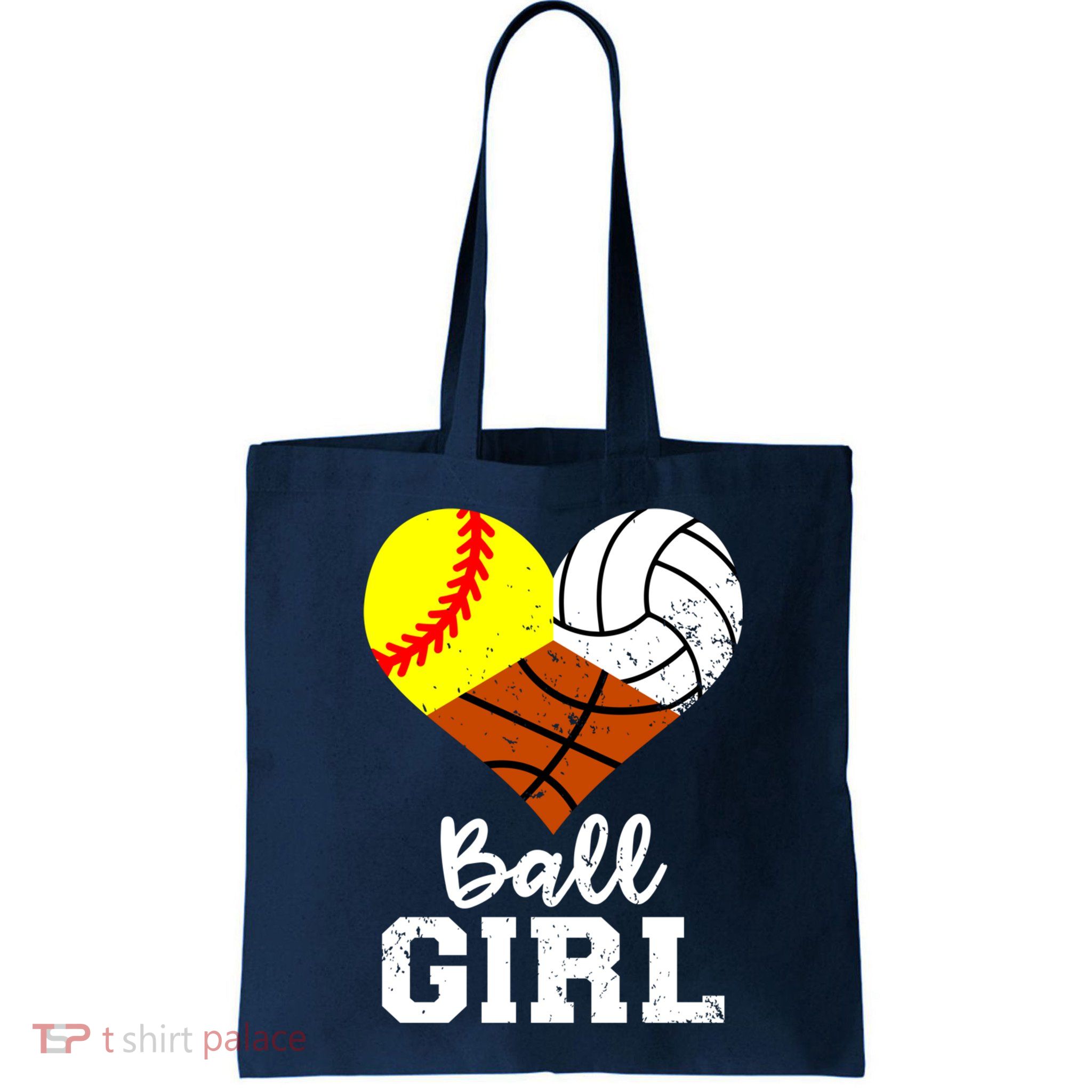 Ball Girl Funny Softball Volleyball Basketball Girl Bag