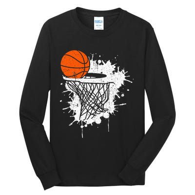 Basketball Gift For Coach Player Tall Long Sleeve T-Shirt