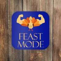 Best Gift For Thanksgiving Day Outfit Feast Mode Gift Coaster