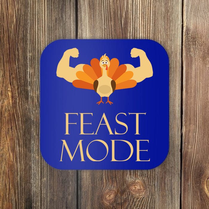 Best Gift For Thanksgiving Day Outfit Feast Mode Gift Coaster