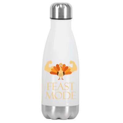 Best Gift For Thanksgiving Day Outfit Feast Mode Gift Stainless Steel Insulated Water Bottle