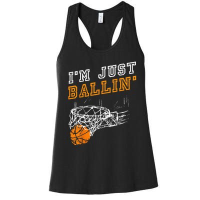 Basketball Gift For Coach Player Men Baller Women's Racerback Tank