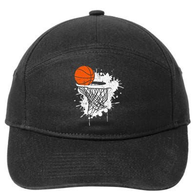 Basketball Gift For Coach Player Men Baller 7-Panel Snapback Hat