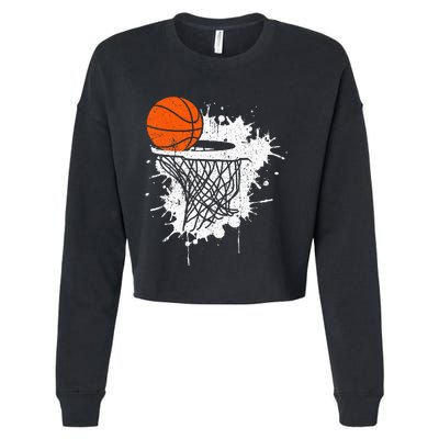 Basketball Gift For Coach Player Men Baller Cropped Pullover Crew