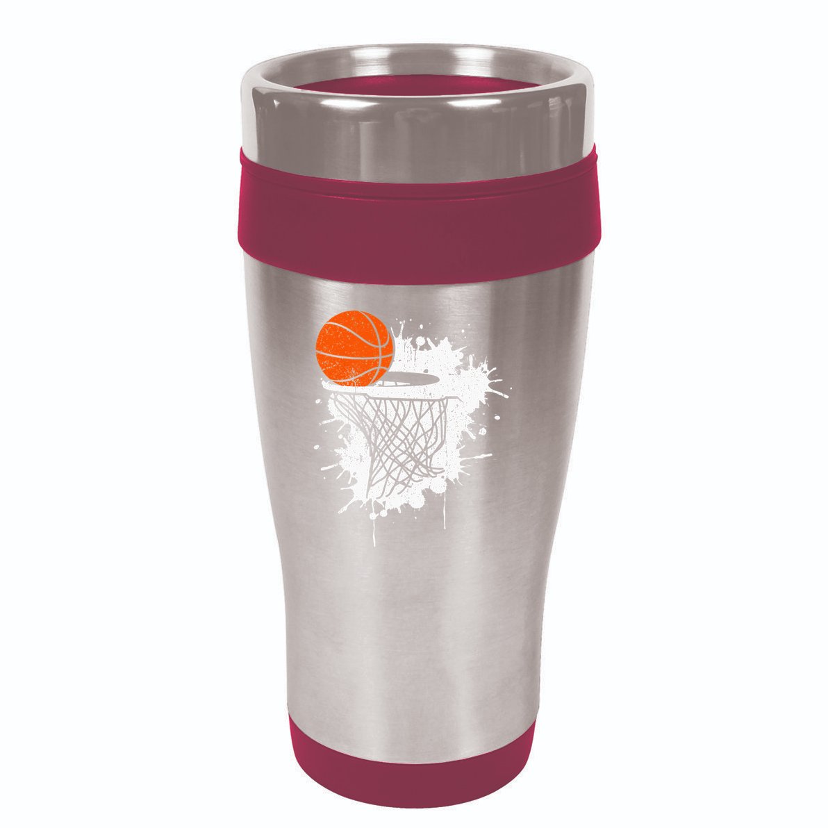 Basketball Gift For Coach Player Men Baller 16oz Travel Tumbler