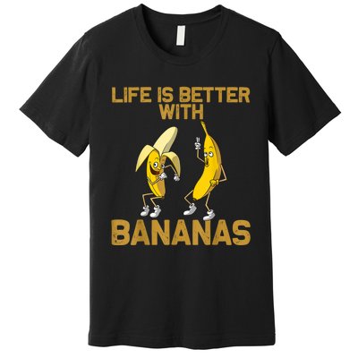 Banana Gift For Men Women Boy Girl Kids Banana Fruit Lover Premium T-Shirt