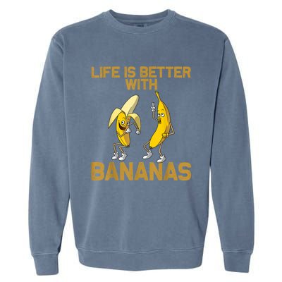 Banana Gift For Men Women Boy Girl Kids Banana Fruit Lover Garment-Dyed Sweatshirt