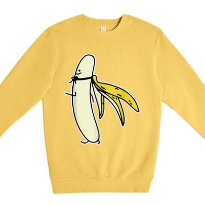 Banana Gift For Men Women Boy Girl Kids Banana Fruit Lover Premium Crewneck Sweatshirt