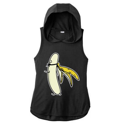 Banana Gift For Men Women Boy Girl Kids Banana Fruit Lover Ladies PosiCharge Tri-Blend Wicking Draft Hoodie Tank