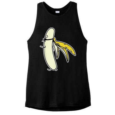 Banana Gift For Men Women Boy Girl Kids Banana Fruit Lover Ladies PosiCharge Tri-Blend Wicking Tank