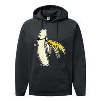 Banana Gift For Men Women Boy Girl Kids Banana Fruit Lover Performance Fleece Hoodie