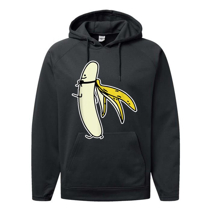 Banana Gift For Men Women Boy Girl Kids Banana Fruit Lover Performance Fleece Hoodie