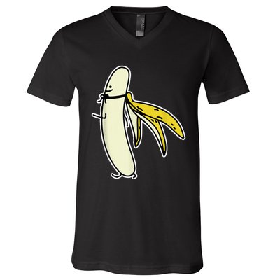 Banana Gift For Men Women Boy Girl Kids Banana Fruit Lover V-Neck T-Shirt