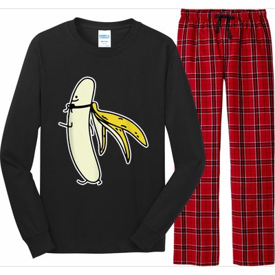 Banana Gift For Men Women Boy Girl Kids Banana Fruit Lover Long Sleeve Pajama Set