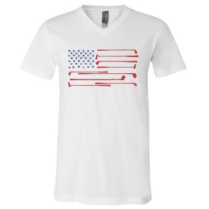 Barstool Golf Flag V-Neck T-Shirt