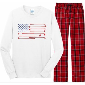 Barstool Golf Flag Long Sleeve Pajama Set