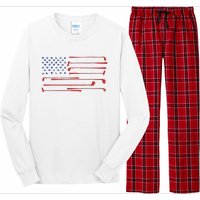 Barstool Golf Flag Long Sleeve Pajama Set