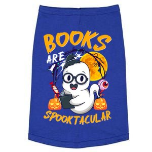 Boooks Ghost Funny Halloween Teacher Book Library Reading Cool Gift Doggie Tank